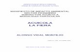 ACUICOLA LA FIERAsinat.semarnat.gob.mx/dgiraDocs/documentos/tab/estudios/2005/27TA... · MANIFESTACION DE IMPACTO AMBIENTAL MODALIDAD PARTICULAR Granja de Producción Acuícola La