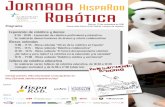 Cartel Jornada Robótica HispaRob imprimir - eu-robotics.net · Entrada gratuita. Más información e inscripciones en: Exposición de robótica y demos 9:30 - 18:00 - Exposición