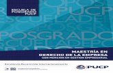 La Maestría en Derecho de la Empresa con mención en ...files.pucp.edu.pe/posgrado/wp-content/uploads/2015/11/26124728/... · COMITÉ DIRECTIVO Dr. Alberto Cairampoma Arroyo Mg.