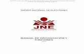 JURADO NACIONAL DE ELECCIONES - spij.minjus.gob.pespij.minjus.gob.pe/.../Peru/2009/setiembre/11/R-038-2008-DCGI-JNE.pdf · b) Custodiar y controlar los expedientes emitidos y recibidos
