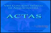 VIIICongresoIbérico deArqueometría - ICAC · (cueva de Altamira) mediante técnicas de análisis de imagen ..... ROGERIO-C ANDELERA,M.A.et al.,Análisis de imagen de ...
