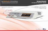 laser de diodo SWING - sistemaslaser.com · Metrum Cryoflex -medical devices manufacturer Porqué el laser diodo SWING es la mejor elección en intervenciones de PLDD. El laser quirúrgico