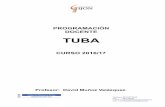 PROGRAMACIÓN DOCENTE TUBA - conservatoriogijon.com · El estudio de la tuba, así como de cualquier instrumento de viento-metal, esta basado en la práctica continuada por parte