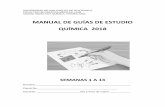 MANUAL DE GUÍAS DE ESTUDIO QUÍMICA 2018 - …guatequimica.com/PPTgallery/2018/...GUÍAS-DE-ESTUDIO-2018-I-PARTE.pdf · nombres en latín, por ejemplo: Na: Natrium = Sodio; S: Sulfur
