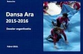 Dansa Ara Ara curs 2015- 16 Índex de la presentació • Distribució escoles per colors PRIMER i SEGON torn • Espai de la ciutat on es desenvolupa l’activitat • Com arribar