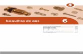 boquillas de gas 6 - gev-online.com · 266 Encuentre nuestra gama siempre actualizada en la tienda online de GEV 6 boquillas de gas INYECTORES PRINCIPALES boquillas de gas M8x0,75