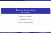 Geometr a plana Efra n Soto Apolinar · Teorema Isoperim etrico ... Teorema Isoperim etrico 23 de Diciembre de 2009 2 / 15. Demostraci on ... Teorema Isoperimétrico - Geometría