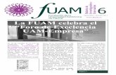 La FUAM celebra el MForo de Excelenciafuam.es/wp-content/uploads/2013/01/Boletín-n6-septiembre-octubre...sos naturales. Hoy necesitamos recursos, pero más talento que recursos. La