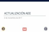 ACTUALIZACIÓN AEE - AL DÍA | PUERTO RICO Microjuris · META 1 de noviembre . Cambalache ... Mr. Kuhn, President ... tool kits para 63,934 postes 7,248 millas de cable 8 millones