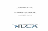 JOHANNES HESSEN TEORÍA DEL CONOCIMIENTOexordio.qfb.umich.mx/archivos PDF de trabajo UMSNH/tesis/JOHANNESHESSEN[1].pdf · 3 NOTICIA PRELIMINAR a primera edición en español de este