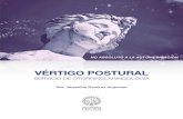 VÉRTIGO POSTURAL - epsnutricion.com.mx · Servicio de Otorrinolaringología Glosario Audiometría: Estudio que evalúa su capacidad para escuchar sonidos. Los sonidos varían de