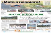 ÁÁMata a pasajera!M ata a pa - diarioacayucan.com · Lunes 18 de Febrero de 2019 Acayucan. twitter: @diario_acayucan   diarioacayucan