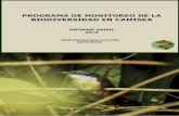 PROGRAMA DE MONITOREO DE LA BIODIVERSIDAD EN … 1. INTRODUCCIÓN El Programa de Monitoreo de la Biodiversidad es un programa científico diseñado para monitorear el estado de la