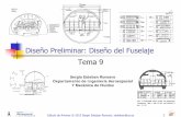 Diseño Preliminar: Diseño del Fuselaje Tema 9 - aero.us.esaero.us.es/adesign/Slides/Temas/Tema_09 - Diseno... · estructuras. Alojamiento de diversos sistemas y equipos. ... cross-section