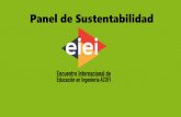 Panel de Sustentabilidad - acofi.edu.co · Articulación del PINSUS con el curso Taller de Proyectos Interdisciplinarios • Articulación del PINSUS con la Oficina de Gestión Ambiental