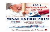 Misal enero 2019 - xn--lacompaiademaria-dub.comñiademaria.com/wp-content/uploads/2018/12/Misal-enero-2019.pdf · El Papa Benedicto XVI recordaba que «todo cristiano está llamado