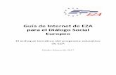 Guía de Internet de EZA para el Diálogo Social Europeo · o Comisión Europea, Hacia una reforma del Sistema europea comun de asilo y una mejora ... o Eurofound, Social inclusion