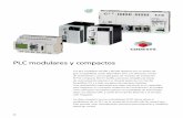 PLC modulares y compactos - eaton.mxpub/@mexico/documents/content/pct_1606485.pdf · PLC modulares y compactos Los PLC modulares XC100 y XC200 destacan por un diseño de gran escalabilidad.
