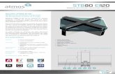 STB80-SK-EI120 - Nulineaatmossystems.com/wp-content/uploads/2017/07/ES-STB80-SK-EI120.pdf · SteelFire STB80 EI120 es un sistema de división horizontal vidriado de protección contra
