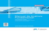 (QUINTA EDICIÓN) Manual de Análisis Fundamental · Fundamental Quinta edición revisada y actualizada - Las claves para analizar y valorar una compañía cotizada. - Los principales