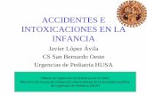 ACCIDENTES E INTOXICACIONEScampus.usal.es/~ogyp/Clases teoricas 2012 2013/Javier Lopez Avila/ACCIDENTES E... · INTOXICACIONES EN LA INFANCIA ... Ningún método de descontaminación