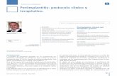 artículo original Periimplantitis: protocolo clínico y terapéutico. · 2018-11-07 · En este artículo se propone el desarrollo de un protocolo clínico que permite valorar cada