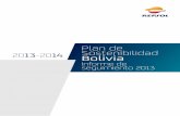 Plan de 13-2014 Sostenibilidad Bolivia - repsol.com · fechas consecutivas, un mensaje relativo al tema adjuntando en todos los casos la Norma de Responsabilidad Corporativa. En 2013,