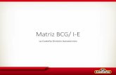 Matriz BCG/ I-E · La matriz BCG se puede nombrar de diferentes maneras: matriz de crecimiento, matriz de participación, matriz de inversión. Ayuda a las empresas a posicionar sus