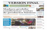 EL PRESIDENTE PIDIÓ A LA FANB COMBATIR LAS LACRAS …2016.versionfinal.com.ve/wp-content/uploads/2016/12/d2960.pdf · hallar en la red de salud pública local. Pediatras alertan
