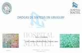 DROGAS DE SÍNTESIS EN URUGUAY - clinicamedica1.com.uyclinicamedica1.com.uy/wp-content/uploads/2018/03/Drogas-de-síntesis.pdf · CASO CLÍNICO EA: Consumo de extasis.Movimientos