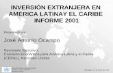 INVERSIÓN EXTRANJERA EN AMÉRICA LATINA Y EL ... - … fileComisión Económica para América Latina y el Caribe (CEPAL), Naciones Unidas Santiago, 17 de junio de 2002 ENTRADAS NETAS