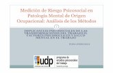 Medición de Riesgo Psicosocial en Patología Mental de ... SEMINARIO/PEPET_MEDICION_RIESGO_PSICOSOCIAL.pdf · valoración de aspectos psicosociales del trabajo en personas que tienen
