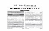 Publicacion Oficial - Diario Oficial El Peruano · El Peruano Miércoles 28 de enero de 2015 545585 Fe de Erratas Res. Adm. N° 003-2015-J-ODECMA-LIMA SUR 545638 ORGANOS AUTONOMOS