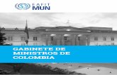 GABINETE DE MINISTROS DE COLOMBIA - eafit.edu.co · de las instituciones principales para el funcionamiento del gobierno nacional en nuestro país. El Gabinete de Ministros de Colombia,