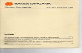 puig/publicacions/Any1983/BancaCat1983.pdf · BANCA CATALANA Revista Econòmica Sumari núm. 68 / Setembre 1983 Página De la moderación salarial a la recuperación de la inversión: