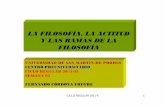 LA FILOSOFÍA, LA ACTITUD Y LAS RAMAS DE ... - cpu.usmp.edu.pecpu.usmp.edu.pe/intranetcpu/ppt05/5-Lima-Cordova-LPF-Filosofia.pdf · CICLO REGULAR 2011-II 2 • La filosofía y la