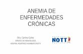 ANEMIA DE LAS ENFERMEDADES CRONICAS - sap.org.ar CONARPE/calvo.anemia.pdf · ANEMIA DE ENFERMEDADES CRÓNICAS • Es la segunda causa de anemia luego de la anemia por deficiencia