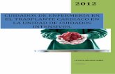 CUIDADOS DE ENFERMERÍA EN EL TRASPLANTE CARDIACOinvenio2.unizar.es/record/7284/files/TAZ-TFG-2012-118.pdf · 1 universidad de zaragoza escuela de ciencias de la salud grado en enfermería