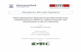 Proyecto Fin de Carrera - Proyecto Fin de Carrera Hidrogenaci£³n Selectiva de Nitroestireno catalizada