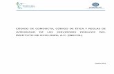 Código de Ética de los servidores públicos del INECOLnormateca.inecol.edu.mx/normateca/documentos/0407.pdf · Código de Conducta, Código de Ética y Reglas de Integridad de los