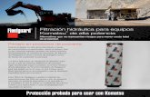 Protección probada para usar con Komatsu Komatsu - Spanish_0.pdf · Protección probada para usar con Komatsu. Construido por el mejor nombre Los productos de Fleetguard fueron diseñados