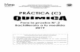 PRÁCTICA (C) - costarica.elmaestroencasa.comcostarica.elmaestroencasa.com/documentos-p/practicas... · Práctica (C) Química / Bachillerato a tu Medida / Convocatoria 01-2019 2