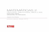 MATEMÁTICAS 2 - editorialpatria.com.mx · VII Es el segundo libro de la Serie integral por competencias, que ayudará a profesores y estudiantes a organizar y desa-rrollar experiencias