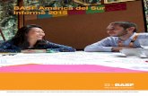 BASF América del Sur Informe 2015 · 4.4 Intereses minoritarios 1,9% 1,9% 4.5 Accionistas (dividendos y retenciones) 24,2% 29,6% 2 El valor agregado resulta de la desempeño de la