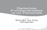 Derechos Fundamentales de las Personas - odhag.org.gt · 2 Sereie: Donde no hay abogado ODHAG Derechos Fundamentales de las Personas Oficina de Derechos Humanos del Arzobispado de