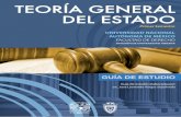 TEORÍA GENERAL DEL ESTADO - derecho.unam.mx · División de Universidad Abierta Guía de estudio para la asignatura Teoría General del Estado 2 Competencias Transversales: Aplicación