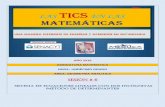 SESIÓN # 6 - lasticsenlasmatematicas.weebly.com · información, el pensamiento crítico y la resolución de problemas. CONTENIDOS (SESIÓN # 6) • Sistema de ecuaciones lineales