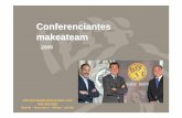 ConferenciasMakeateam09 [Sólo lectura] fileMotivación y talento Jorge Valdano Vicepresidente del Grupo Inmark y fundador de makeateam. Campeón del mundo con Argentina en México