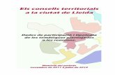 Els consells territorials a la ciutat de Lleida 07-05 Memòria CCTT # PDF...Memòria del període novembre de 2011 a juliol de 2013 Els consells territorials a la ciutat de Lleida
