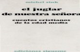 el juglar de nuestra señora - mercaba.org michel - el juglar de nuestra seÃ±ora.pdf · NUEVA ALIANZA 160 En la colección Nueva Alianza de Ediciones Sigúeme: —J. L. Martín
